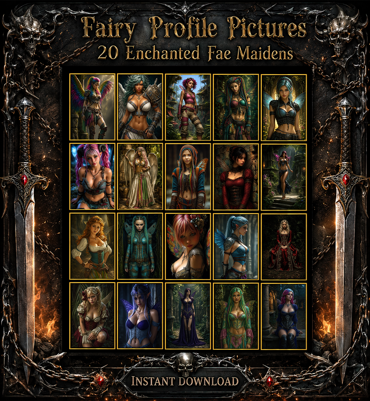 Fairy Profile Pictures – 20 Enchanted Fae Maidens